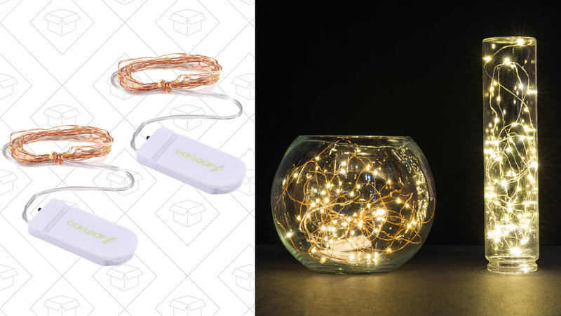 Oak Leaf LED String Lights, Set of 2, $5 with code BP526S4Y